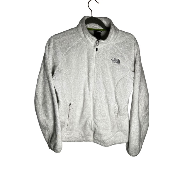 The North Face Jackets & Blazers - The North Face‎ Women's Fleece Jacket Full Zip Fuzzy Pure White M Medium